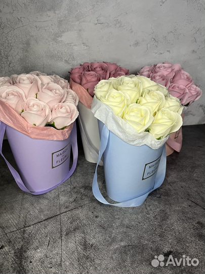 Мыльные розы букеты