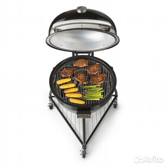 Угольный гриль weber summit kamado E6 черный