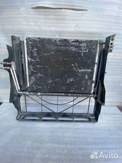 Радиатор гур и кондиционера с рамкой BMW 3 E46