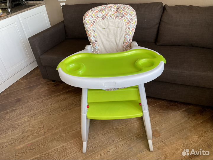 Стульчик для кормления babyton 2 в 1 трансформер