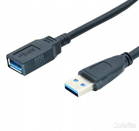 Кабель USB 3.0 удлинитель (штекер-гнездо)