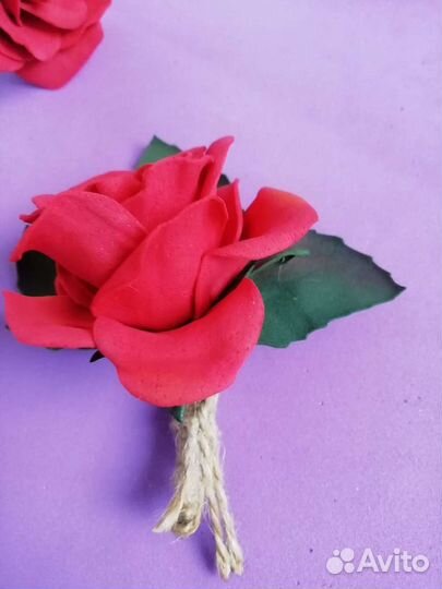 Handmade. Шпильки и бутоньерка. 