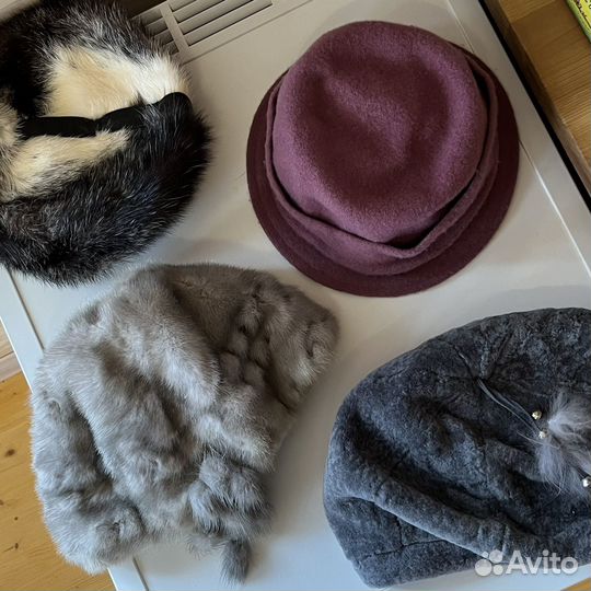 Женские меховые шапки зимние