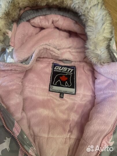 Зимний комбинезон для девочки 104