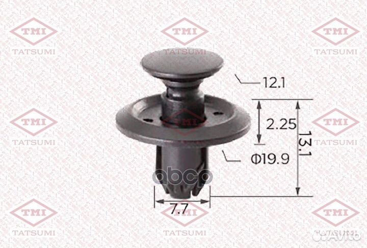 Клипса nissan (мин. 10 шт.) TJB1042 tatsumi