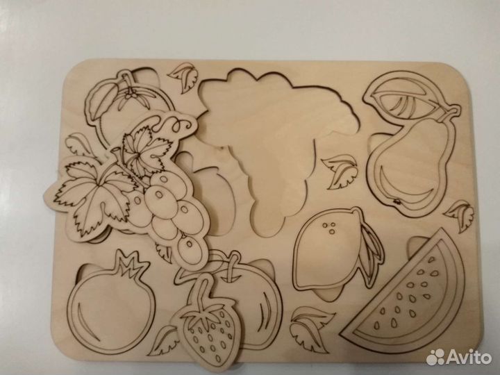 Деревянный сортер, пазл