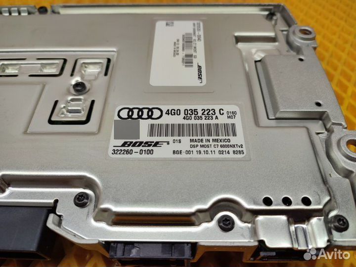 Усилитель bose Audi A6 C7 2.8 chva 2012