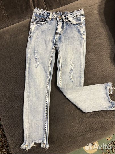 Джинсы для девочки 110