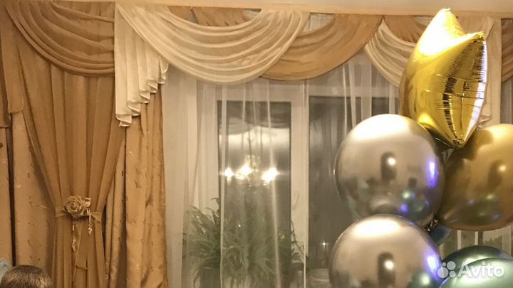 Ламбрекен и комплект штор