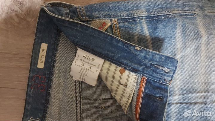 Джинсы мужские Replay 33 размер