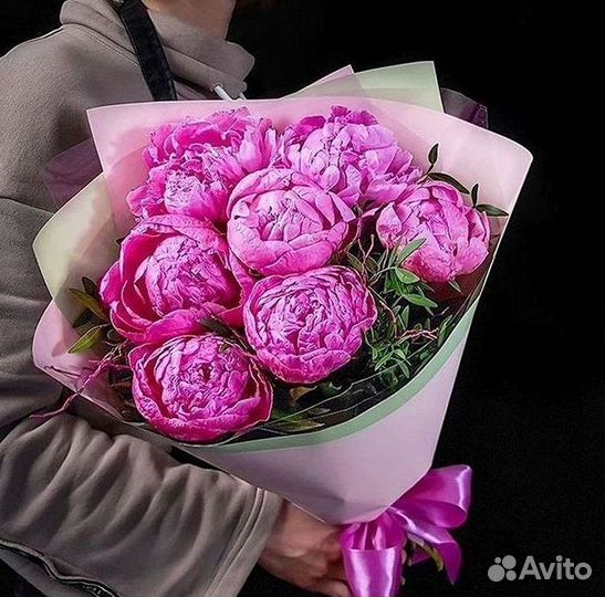 Пионы Букеты Цветы Доставка