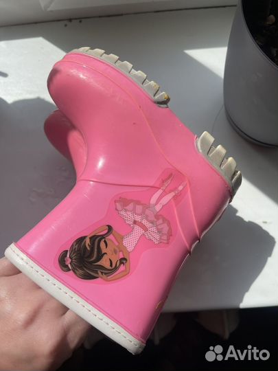 Резиновые сапоги с утеплителем