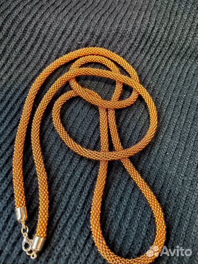 Лариат из бисера