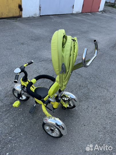 Детский велосипед трехколесный с ручкой