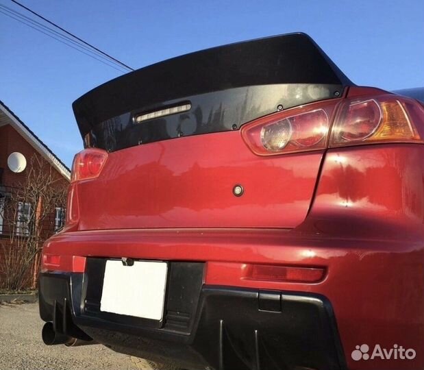 Спойлер ducktail mitsubishi lancer 10