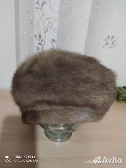 Берет женский норковый