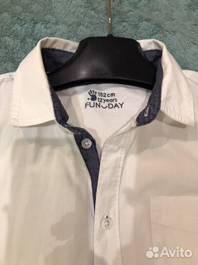 Рубашка белая для мальчика