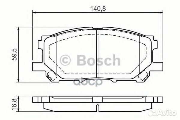 0 986 494 218 Колодки тормозные lexus RX300/RX3