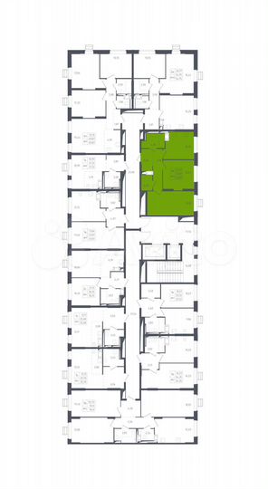 2-к. квартира, 53 м², 17/17 эт.