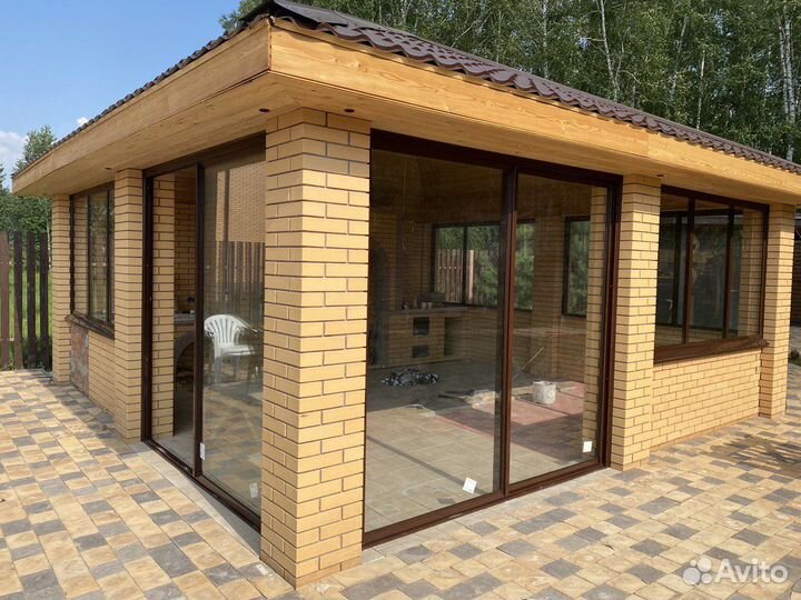 Остекление веранд, террас, беседок