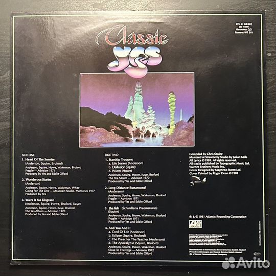 Yes – Classic Yes (Германия 1983г.)