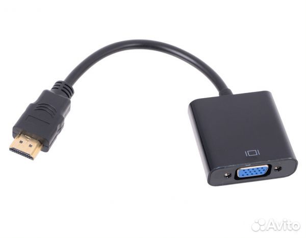 Переходник (hdmi шт - VGA гн)
