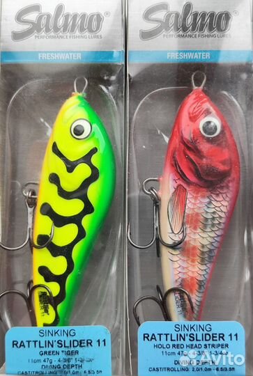 Джерки Salmo Rattlin Slider 11S