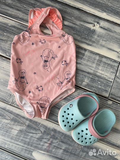 Купальник + crocs