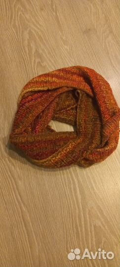 Ткплый вязаный снуд