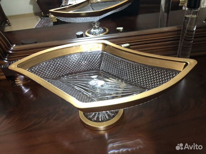 Хрустальная ваза чехия