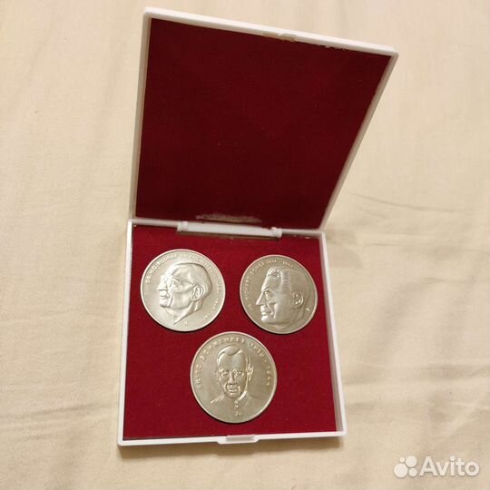 Набор медалей, гдр, Германия Абель, Зорге, Шенкель