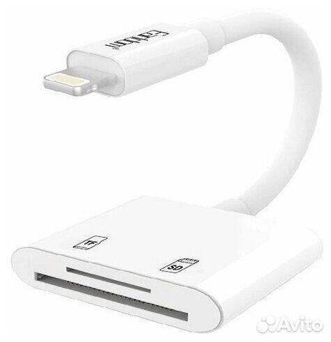 Переходник Kардридер Lightning на sd/micro sd