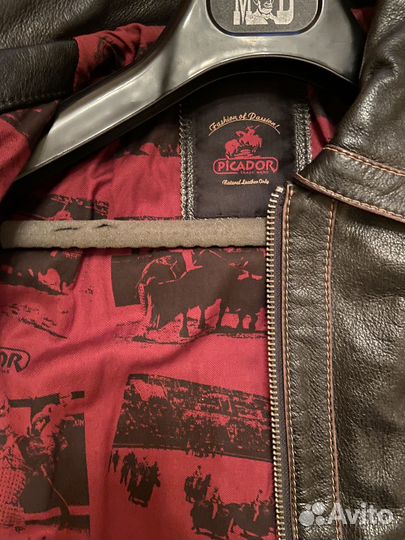 Кожаная куртка мужская Picador 52 54