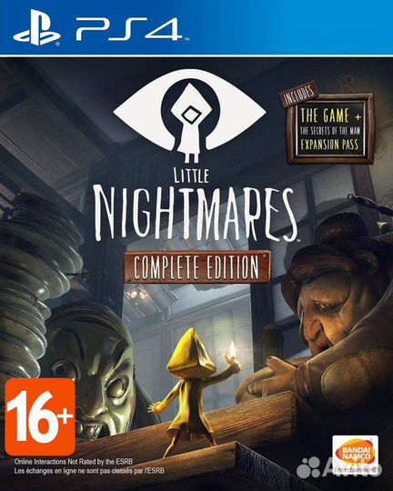 PS4 диск Little Nightmares Complete Edition, новый