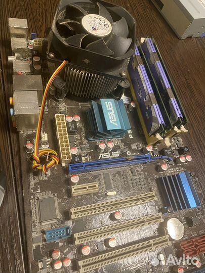 Материнская плата, процессор и видео карта