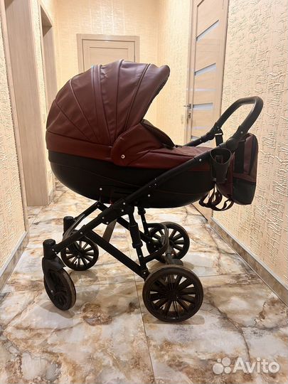 Коляска 2 в 1 эко кожа