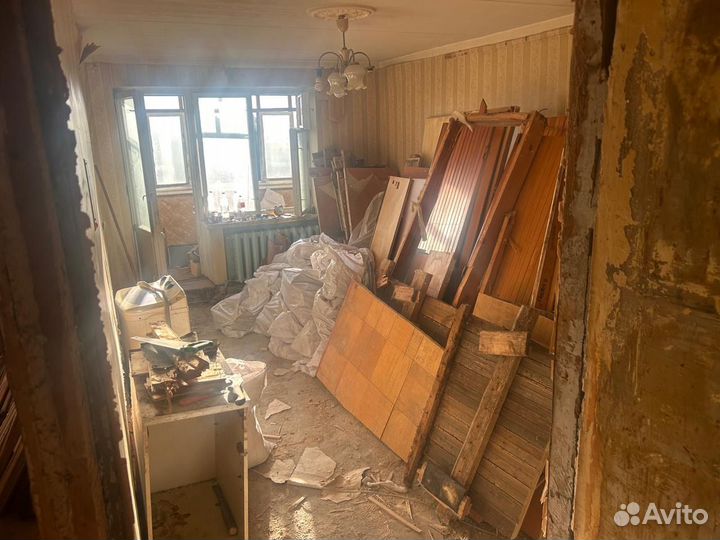 Демонтаж в квартире и вывоз мусора