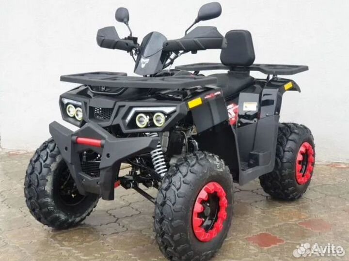 Квадроцикл Motoland Wild Track 200 LUX черн. красн