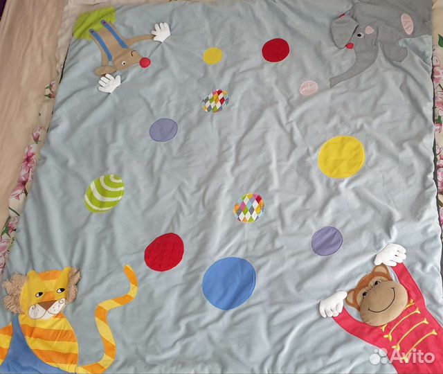 Детский развивающий коврик IKEA leka cirkus