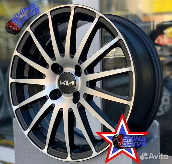 Диски Kia RS R16 4x100 Black Matt Groove