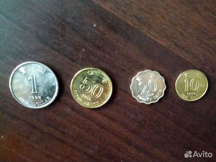 Монеты Бразилии, Гангконга, Бахрейна, Ганы, Румыни