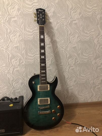 Cort CR250 Dark Blue+комбик joyo