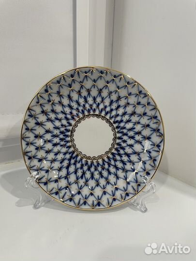 Кобальтовая сетка лфз блюдце
