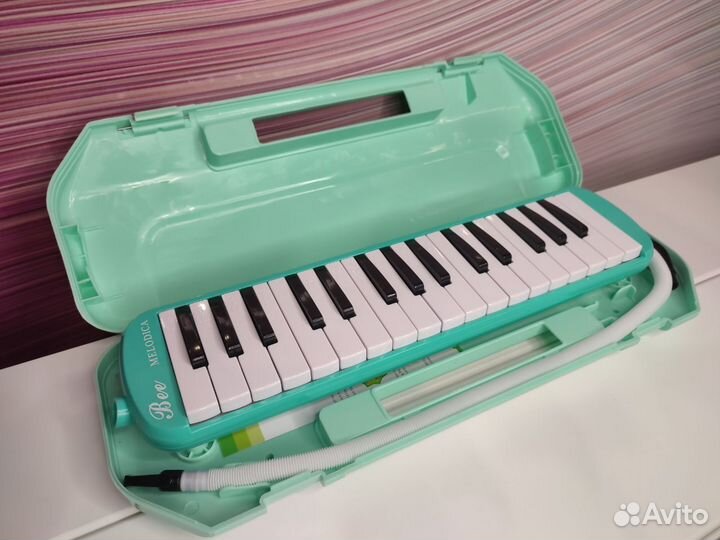 Духовая мелодика BEE BM-32K F(бирюзовая)