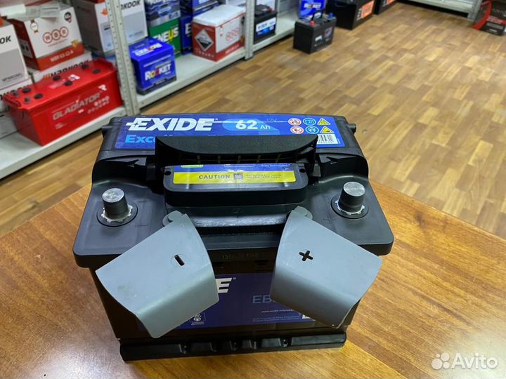 Аккумулятор Exide 62 Ач на Шкоду Рено Хендай Киа