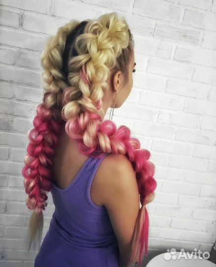 Съёмные 3д косы