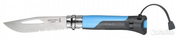 Нож складной Opinel №8 Outdoor Earth (свисток)