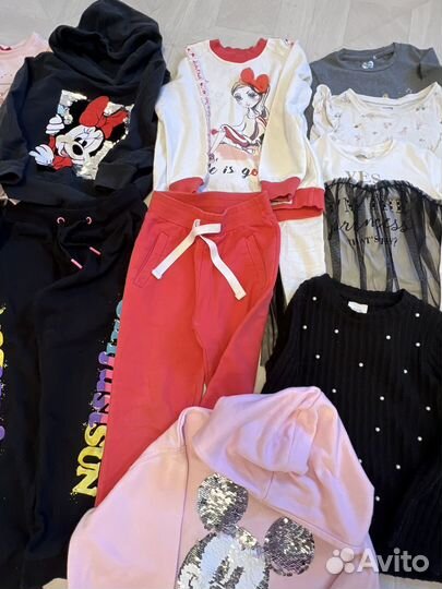 Вещи пакетом на девочку 110 116