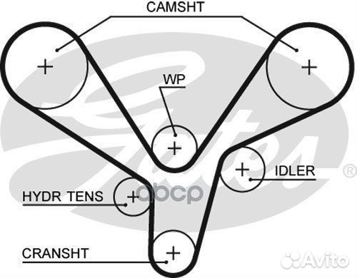 Ремкомплект грм Hyundai Santa Fe 2.7 01-08