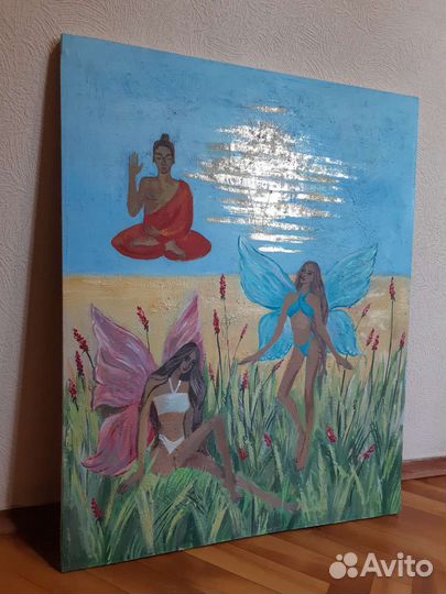 Картина акрилом, интерьерная картина